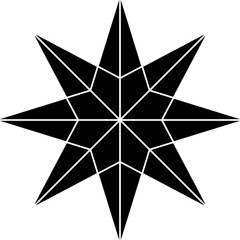 Star shapes set. Graphic elements