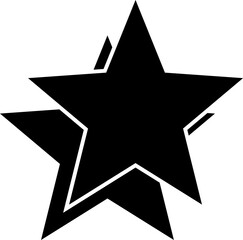 Star shapes set. Graphic elements