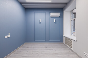 New empty office after renovation without furniture and computers