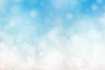  キラキラ輝く水色の背景イラスト