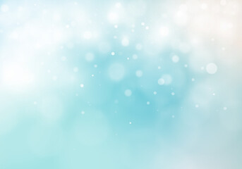  キラキラ輝く水色の背景イラスト