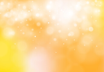  キラキラ輝くオレンジ色の背景イラスト