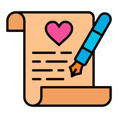 Wedding Contract Icon
