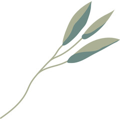 Obraz premium Branch Leaves Design Element
