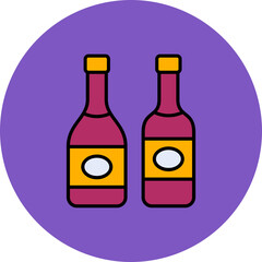 Wine Bottles Icon