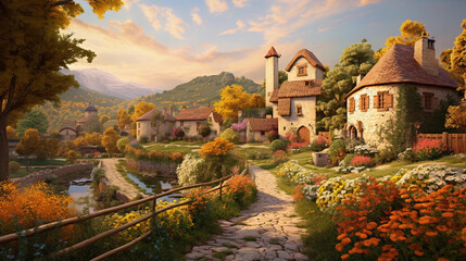 the town