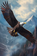 eagle in flight