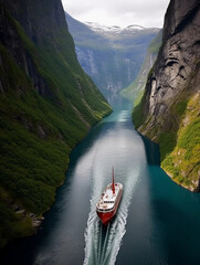 river in the mountains