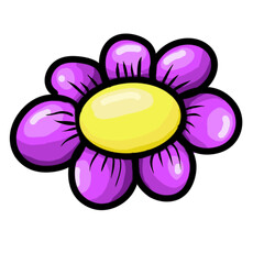 abstract flower vector