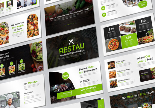 RESTAU Minimal Presentation Template
