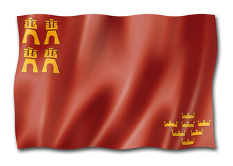 Murcia province flag, Spain