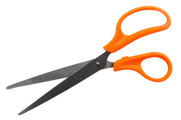Scissor on isolated cut out background