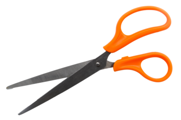 Scissor on isolated cut out background