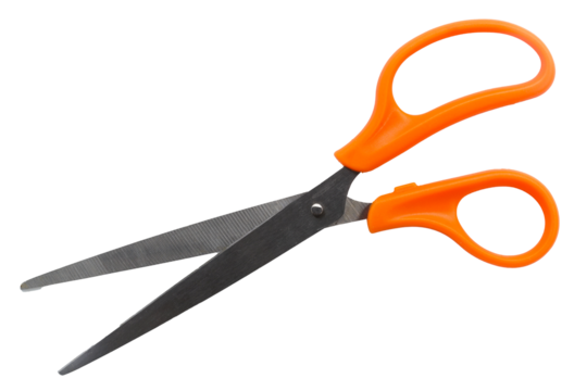 Scissor on isolated cut out background