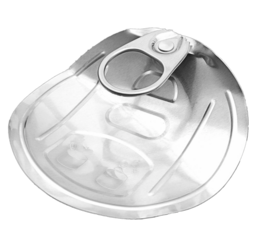 Aluminium foil cover isolated. Png transparency