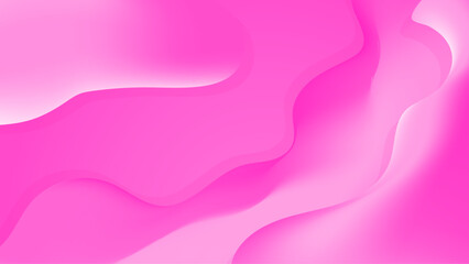 Abstract pink liquid waves futuristic background. Glowing retro wavy vector design