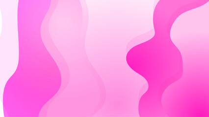 Abstract pink liquid waves futuristic background. Glowing retro wavy vector design