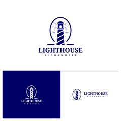 Lighthouse logo template, Creative Lighthouse logo design vector