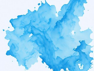 Abstract light blue watercolor for background, Ai Generative
