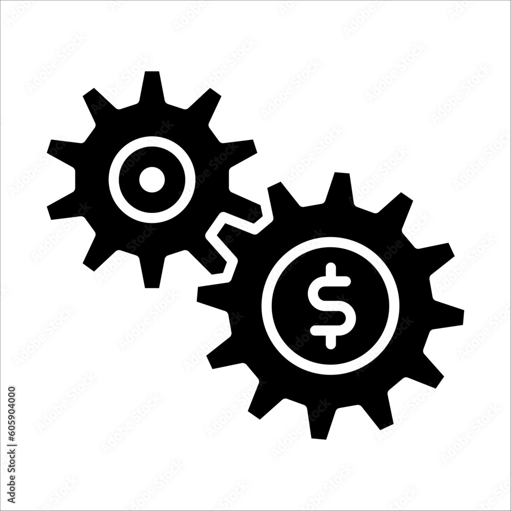 Poster solid vector icon for industry which can be used various design projects.