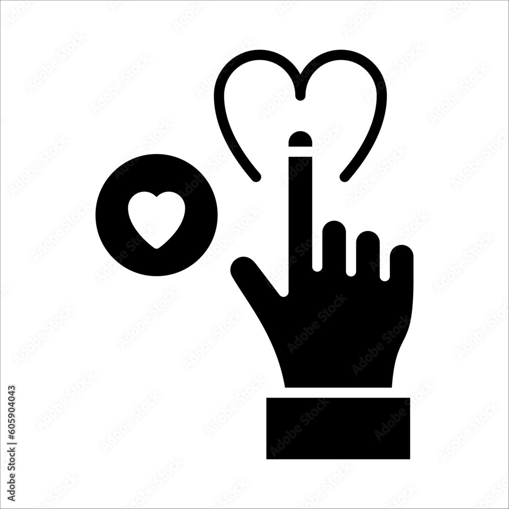 Poster Solid vector icon for helping which can be used various design projects.