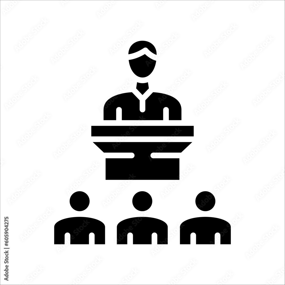 Aufkleber solid vector icon for school which can be used various design projects.