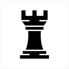 Solid vector icon for chess which can be used various design projects.