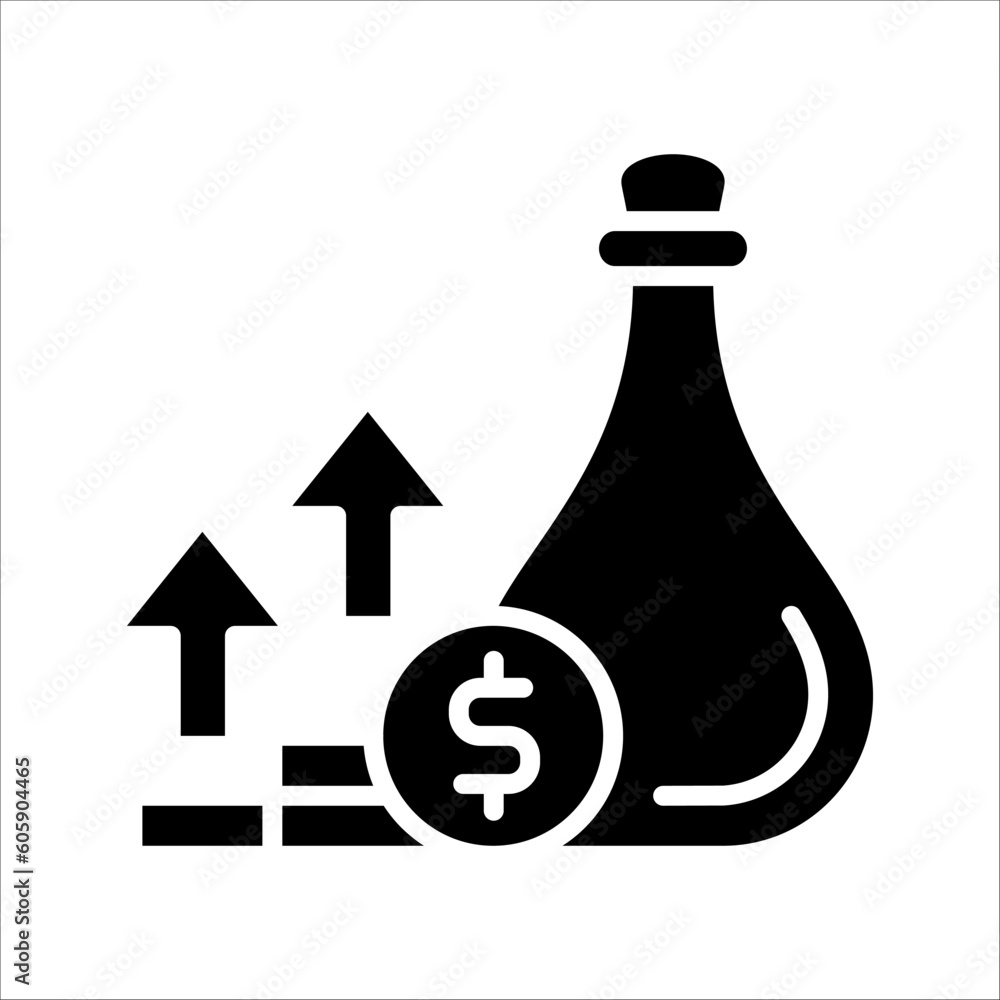 Aufkleber solid vector icon for savings which can be used various design projects.