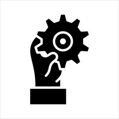 Solid vector icon for help which can be used various design projects.