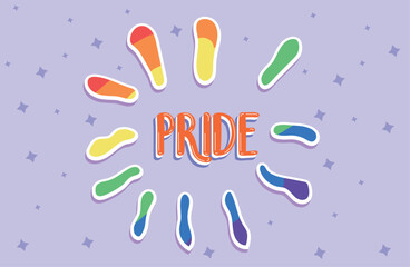 Love is Love Pride Vector,  LGBTQ Pride Vector Design,  Design with LGBTQ Colors Background, Gender Diversity