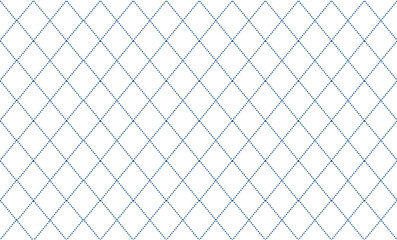 gray blue dot line abstract geometric seamless pattern in oriental style. minimal vector background. Simple graphic ornament. texture with diamonds, mesh, grid, lattice, net. Repeat design
