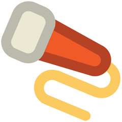 Download premium bold line icon of torch 