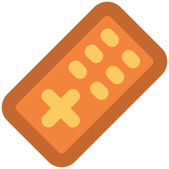 Bold line vector of a telephone 