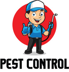 Pest Control Cartoon Logo Mascot