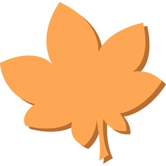 Flat Autumn Leaf-04