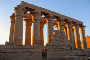 Mega size Pillars of ancient Egyptian temple