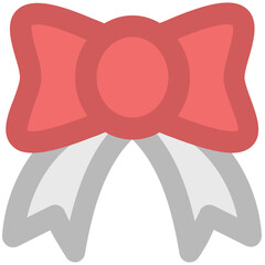 Icon of hair clip bold line design 