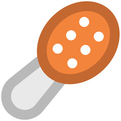 A tinting brush bold line icon