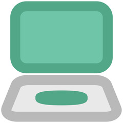 Icon of makeup kit bold line design 