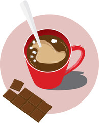 Warm Love Hot Chocolate Drink