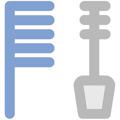 Icon of cosmetics line design 