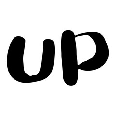 ハンドレタリング　アップ