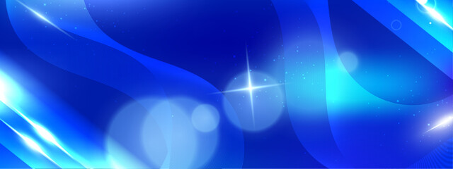 blue tech abstract ,background polygon elegant background and banner business product present and game background