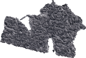 Wet paper with wrinkles, blank crumpled effect texture set vector illustration. 3d realistic wrinkled sheets, wet blank poster billboard mockup, bad glued paper on wall with text isolated on white