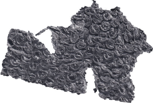 Wet paper with wrinkles, blank crumpled effect texture set vector illustration. 3d realistic wrinkled sheets, wet blank poster billboard mockup, bad glued paper on wall with text isolated on white