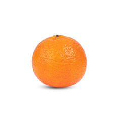Orange citrus fruit isolated on white or transparent background.