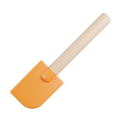 Rubber Spatula 3D Icon