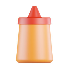 Sauce Bottle 3D Icon