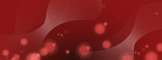 Abstract gradients red banner template background. colorful vector illustration