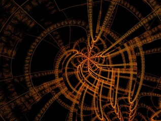 Imaginatory fractal abstract background Image